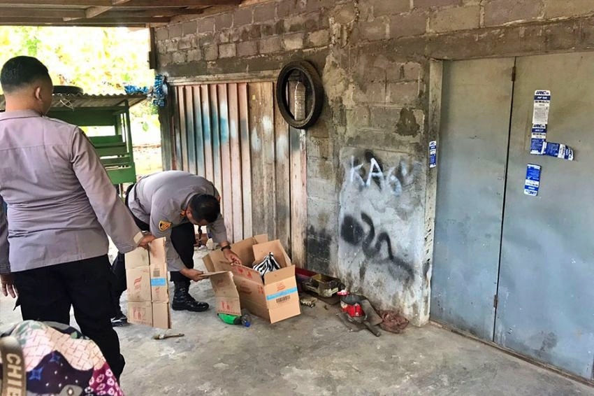 Bayi dibuang di depan Bengkel daerah Semanu Gunungkidul
