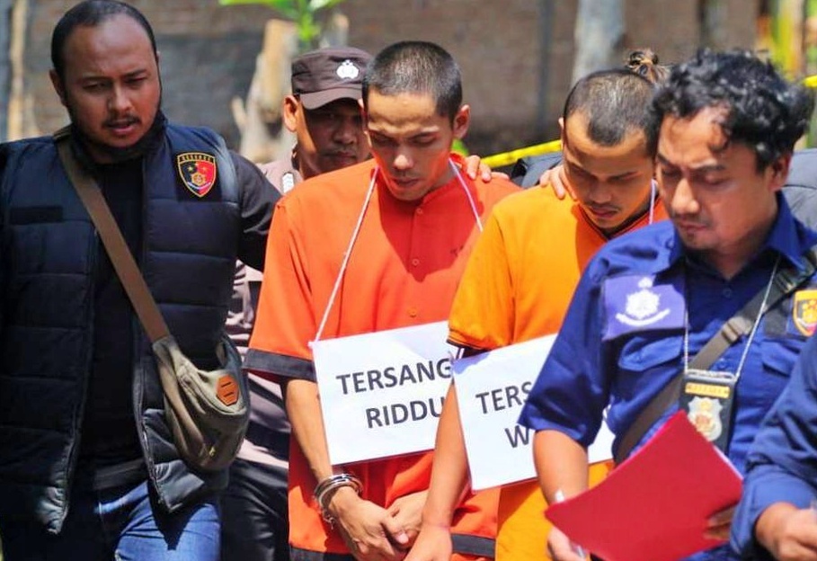 Dua pelaku mutilasi di Sleman jalan rekonstruksi