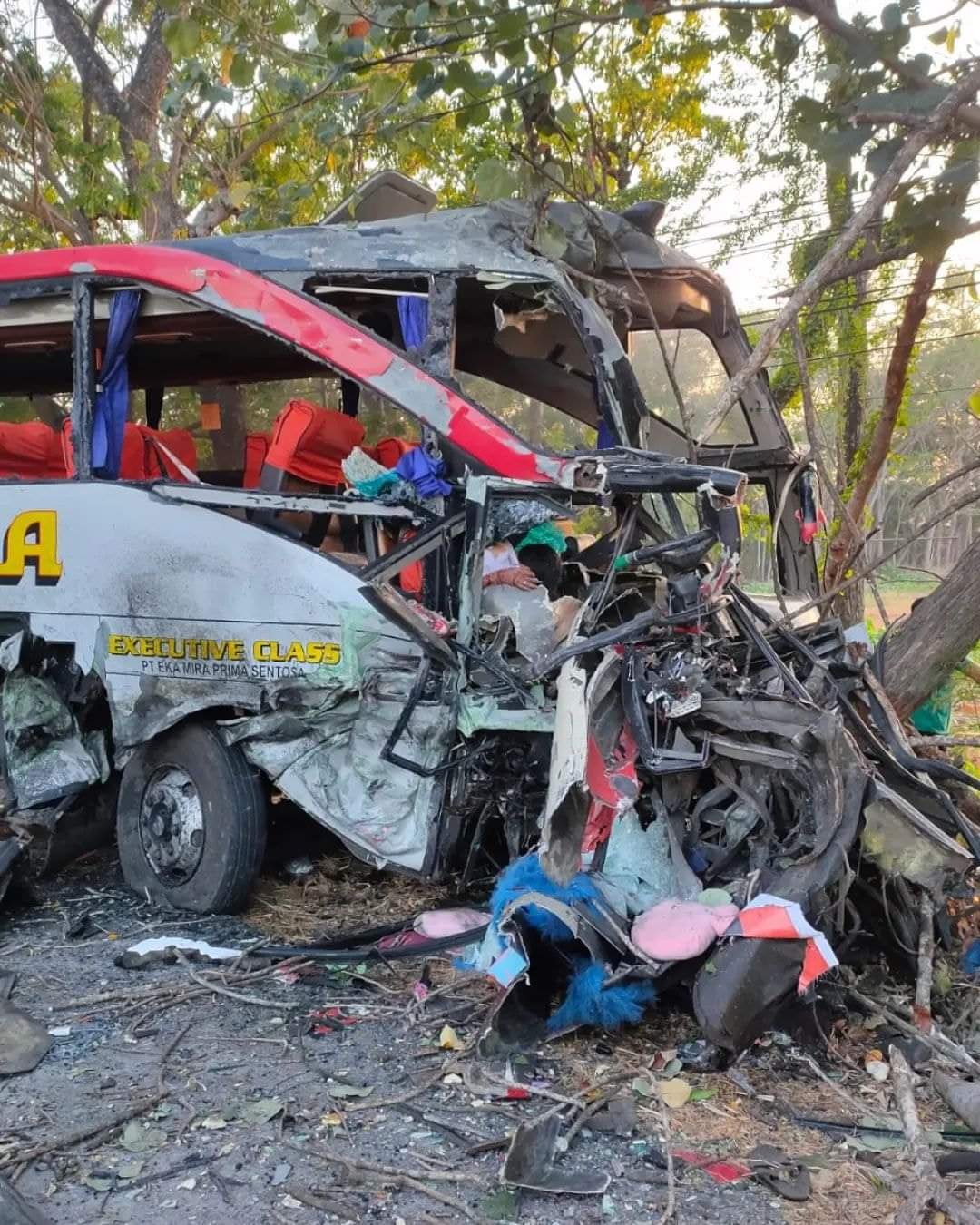 Kronologi Kecelakaan Maut Bus Eka Vs Sugeng Rahayu di Ngawi, 4 Orang Meninggal Dunia