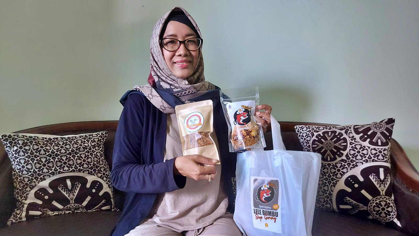 Jacintha Chandrasari pengusaha UMKM Abon Lele Rere di Magelang