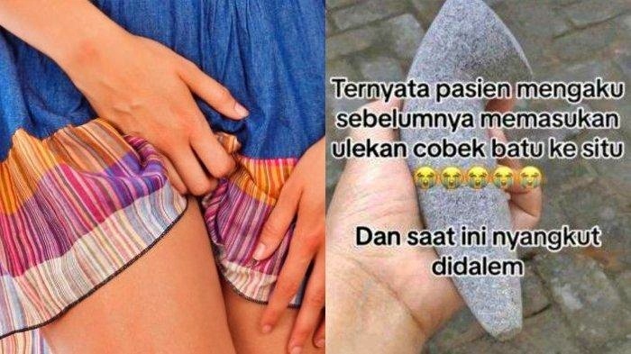 ulekan cobek tersangkut di organ intim perempuan