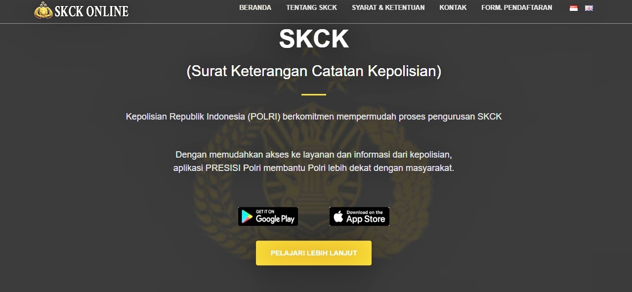 Cara membuat SKCK Online