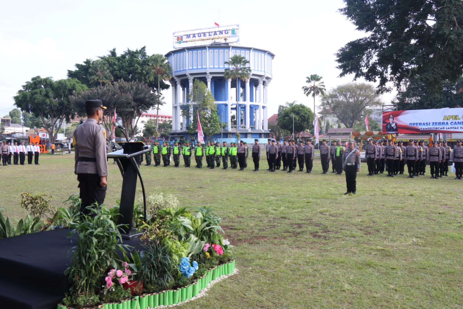 Polres Magelang Kota Gelar Apel Pasukan Dalam Rangka Operasi Zebra Candi 2023