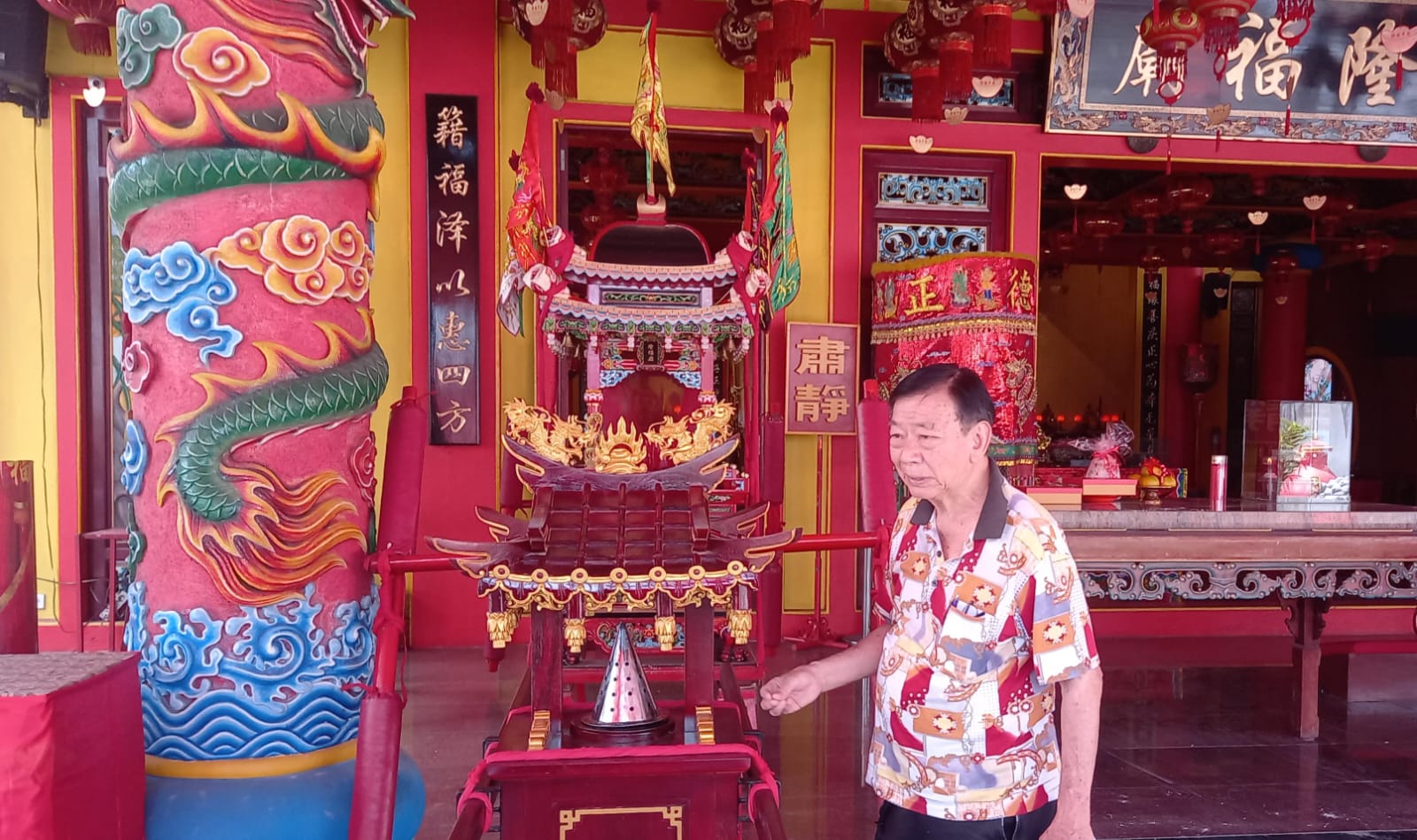 TITD Liong Hok Bio Kota Magelang melakukan berbagai persiapan sebagian tuan rumah kirab Jut Bio 2023.