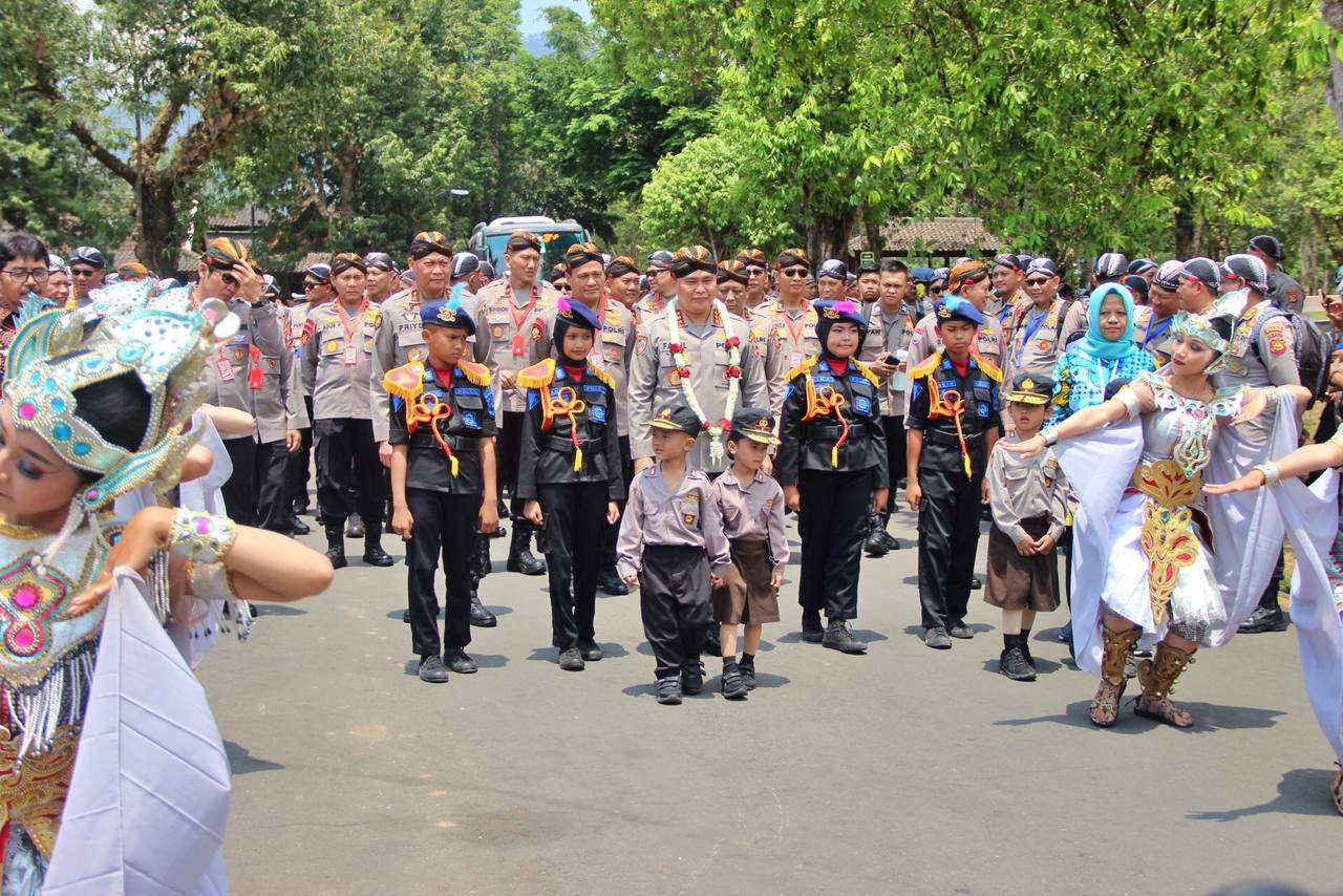 Rapat Kerja Teknis (Rakernis) Badan Pemelihara Keamanan (Baharkam) Kepolisian Republik Indonesia (Polri) Tahun 2023 digelar di Taman Wisata Candi Borobudur (TWCB) Kabupaten Magelang