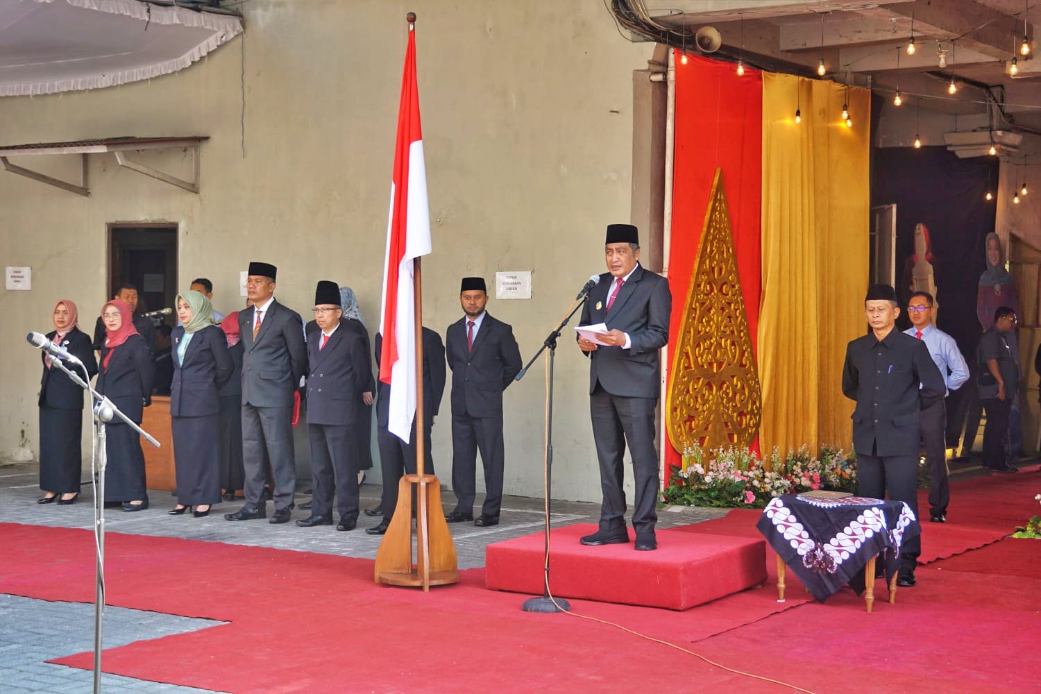 Upacara peringatan 54 tahun Bank Bapas 69 Magelang