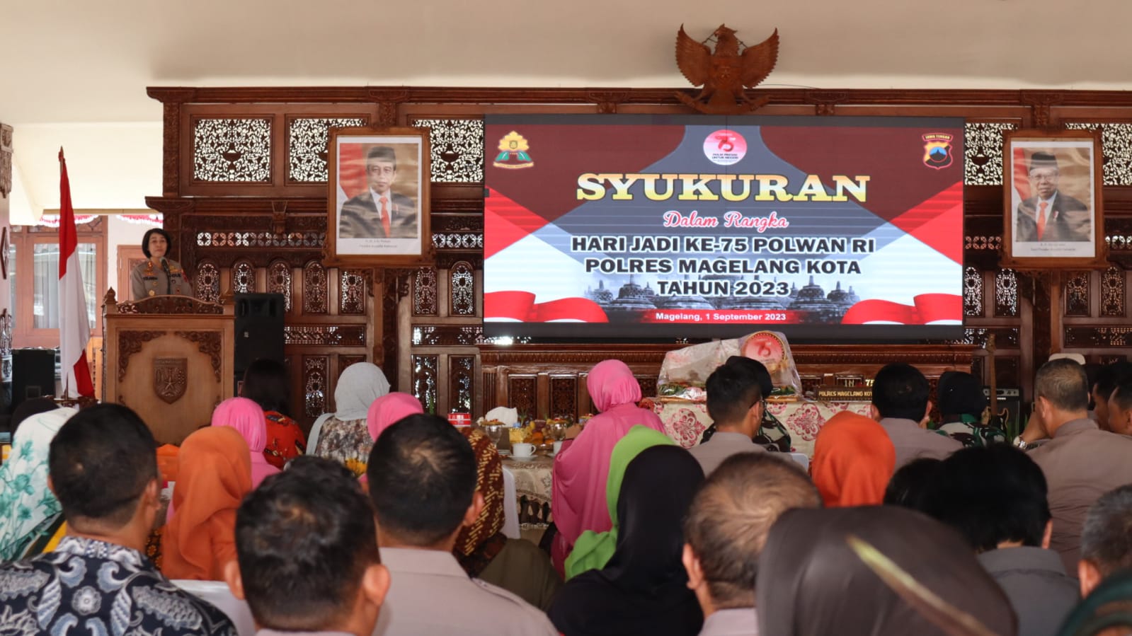 Puncak Perayaan Hari Jadi Ke-75 Polwan RI, Polres Magelang Kota Gelar Syakuran