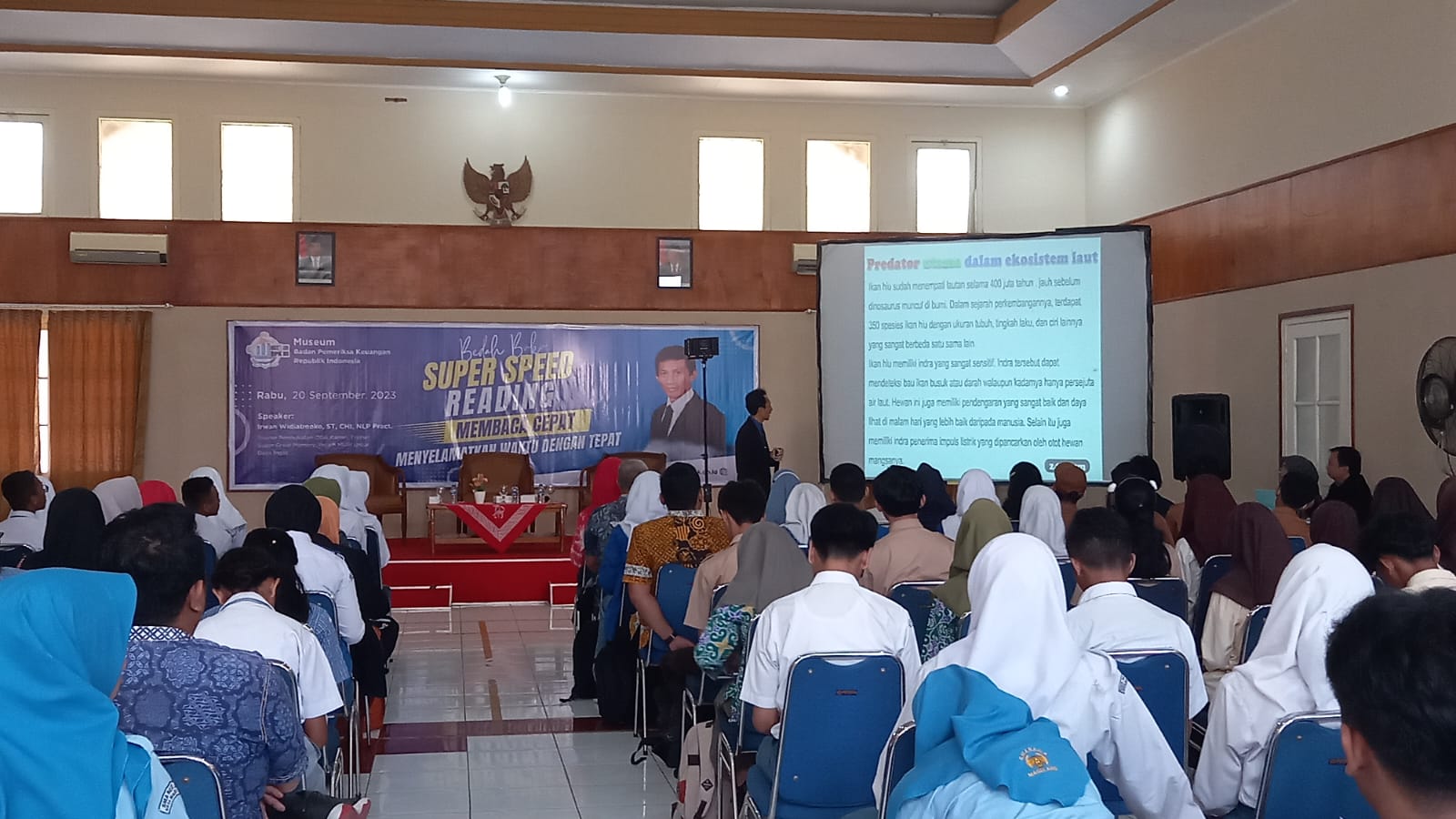 Dorong Semangat Pelajar untuk Gemar Membaca, Museum BPK RI Gelar Bedah Buku Super Speed Reading