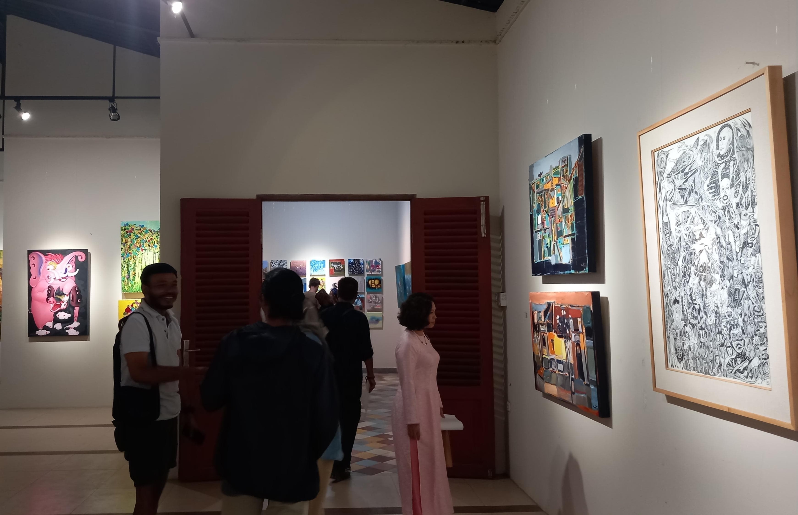 Lukisan Karya Seniman dari 9 Negara Dipamerkan di Limanjawi Art House Borobudur Hingga 23 Oktober 2023