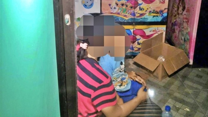 Ibu dan balita di Ngawi yang disekap bos rental motor_foto humas Polres Ngawi