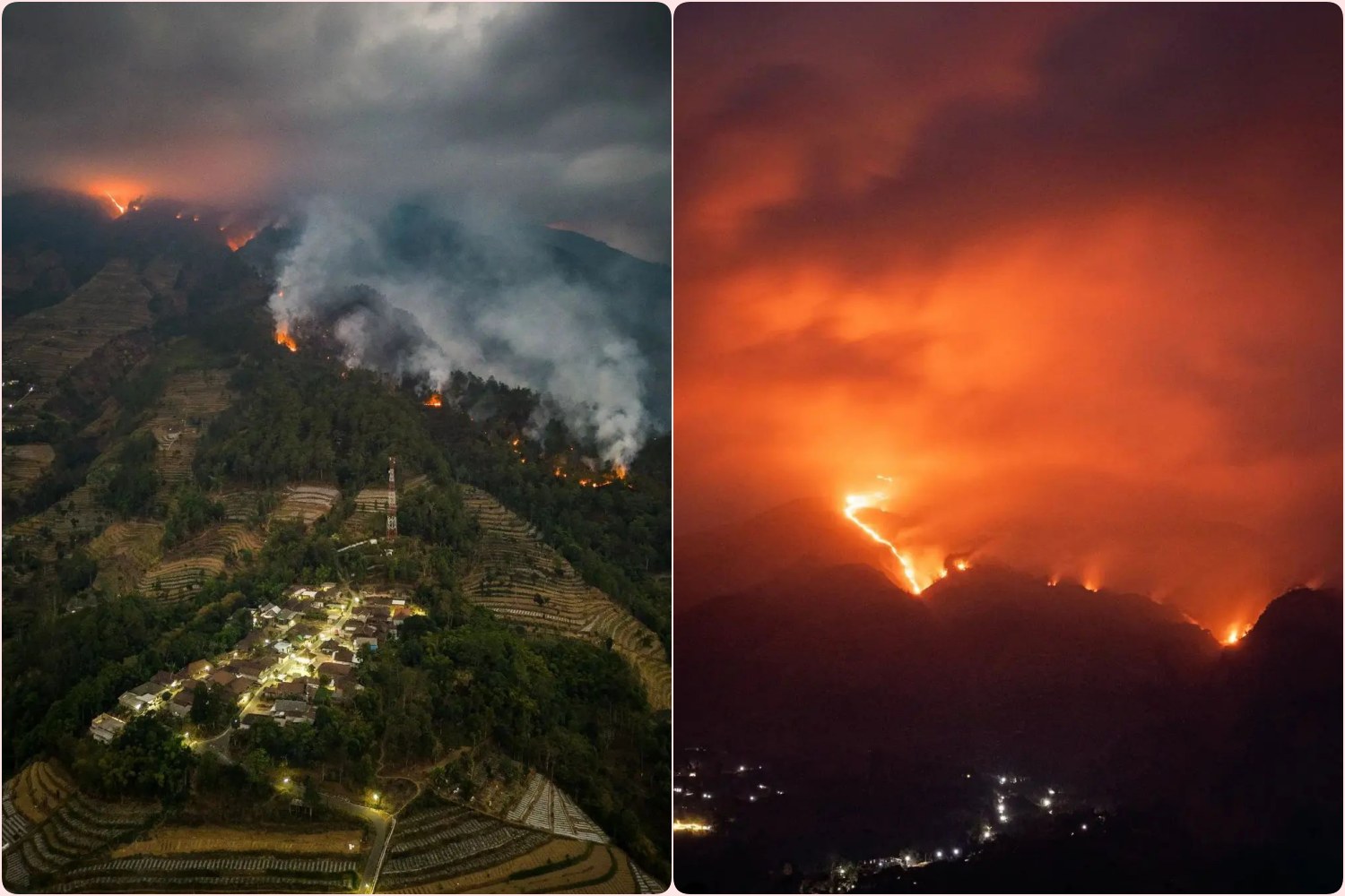 Kebakaran Gunung Merbabu di Semarang Magelang dan Boyolali_foto Merapi_Uncover