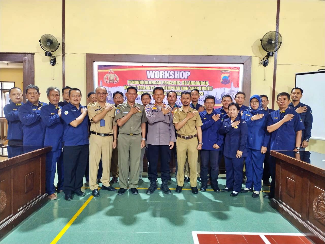 Polresta Magelang Libatkan Dinas Terkait Dalam Workshop Penanggulangan PGOT