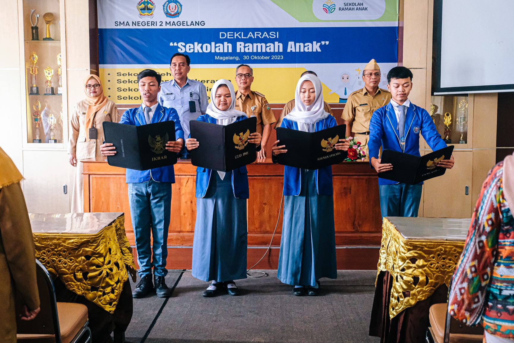 Deklarasi Sekolah Ramah Anak Tanpa Bullying, Komitmen SMAN 2 Magelang Cegah Perundungan