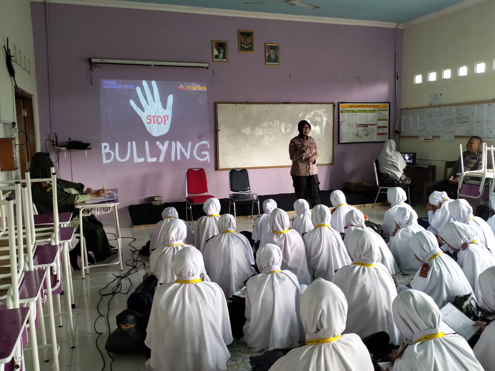 Cegah Perundungan di Kalangan Pelajar, Polres Magelang Kota Penyuluhan ke Sekolah