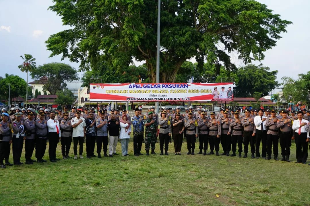 Ciptakan Pemilu Aman dan Damai, Polres Magelang Kota Gelar Operasi Mantap Brata Candi 2023–2024