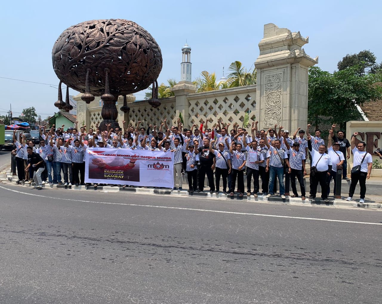 Relawan Magelang Ganjar Mania Deklarasi Dukung Ganjar-Mahfud MD di Pilpres 2024