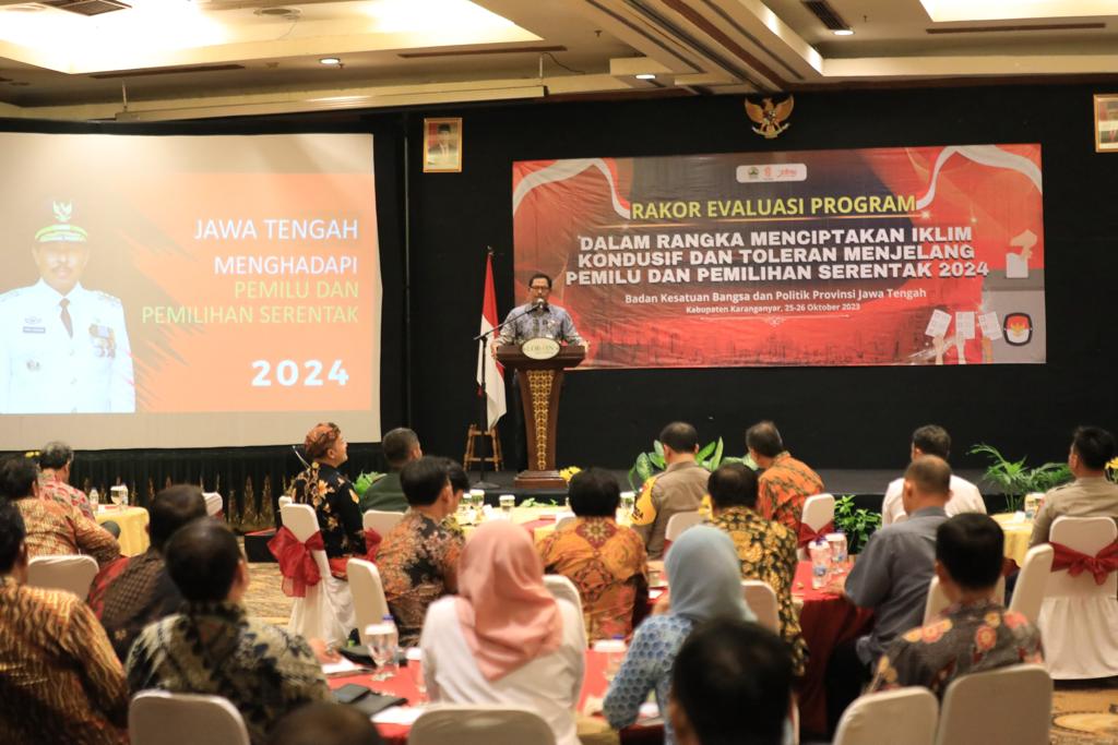 Pj Gubernur Jateng Minta Deteksi Dini Potensi Permasalahan Pemilu