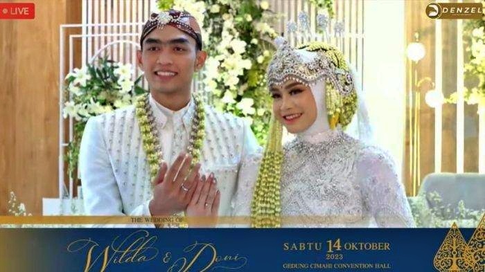 Wilda Nurfadhilah dan Doni Haryono resmi menikah_foto tangkapan layar video youtube FADHILAH 17