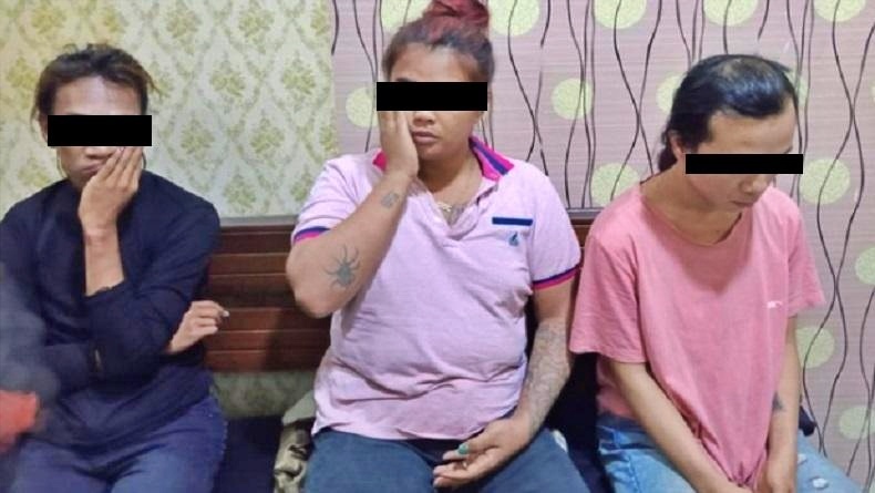 tiga waria yang culik sekap dan cabuli driver ojol