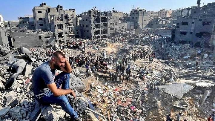 Israel Jatuhkan Bom 6 Ton ke Kamp Pengungsi Jabalia di Gaza Palestina_foto Tempo