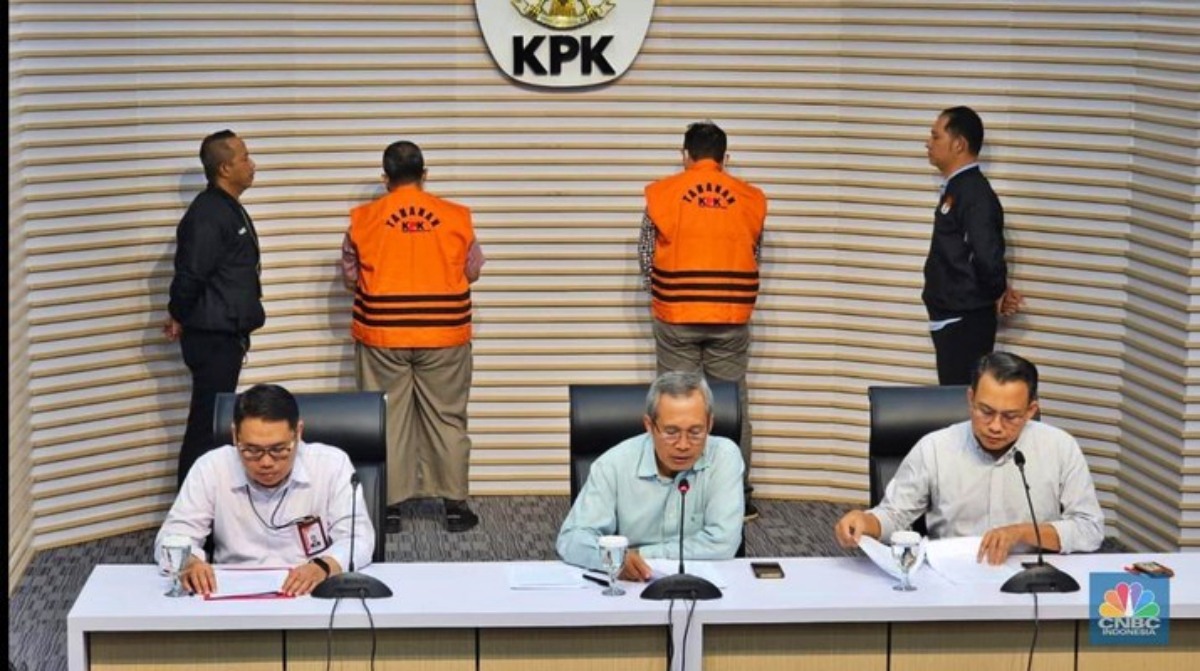 KPK rilis tersangka perkara dugaan gratifikasi perpajakan tahun 2016-2017_foto cnbc