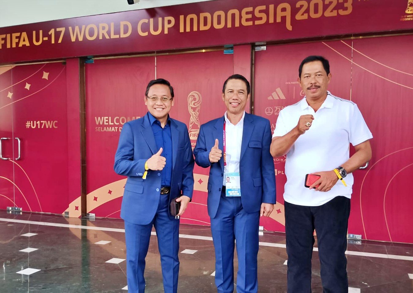 PJ Gubernur Jateng saat mendung Timnas Indonesia di ajang Piala Dunia U 17 Tahun 2023