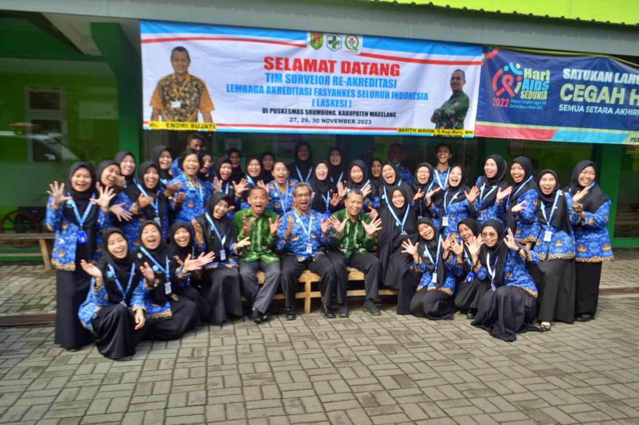 Puskesmas Srumbung Ikuti Penilaian Akreditasi Purna