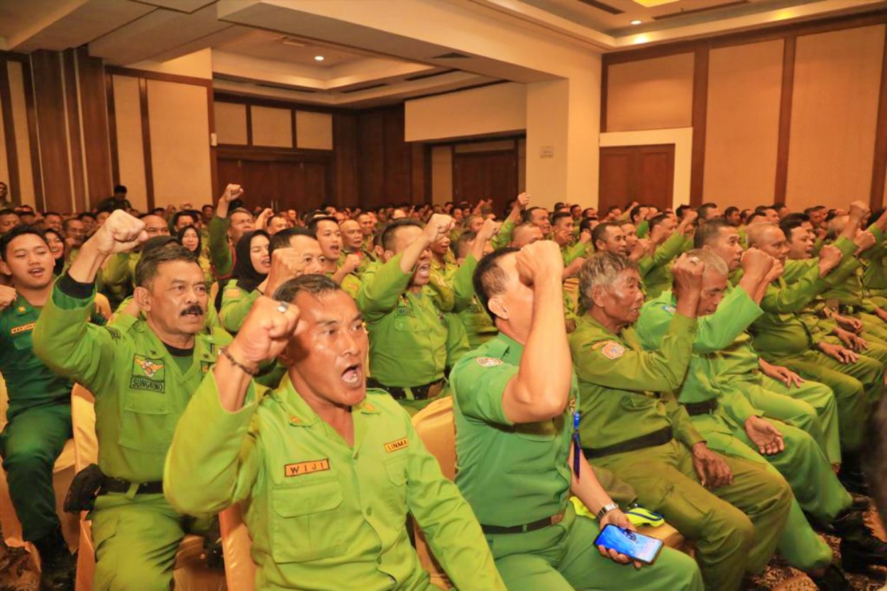 Satlinmas di Jateng siap amankan TPS saat Pemilu 2024