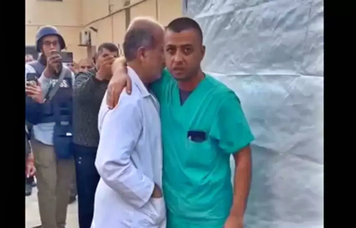 Seorang dokter di Gaza, Palestina, viral di media sosial