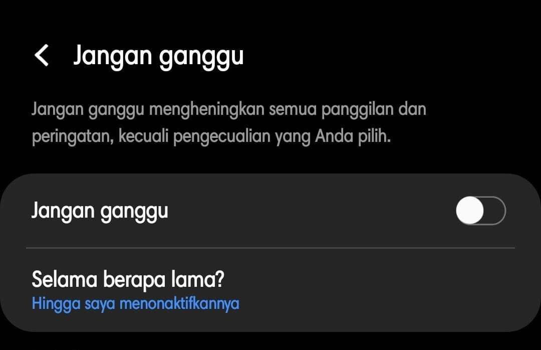 Cara Mengaktifkan Mode Jangan Ganggu di HP Android dan iPhone