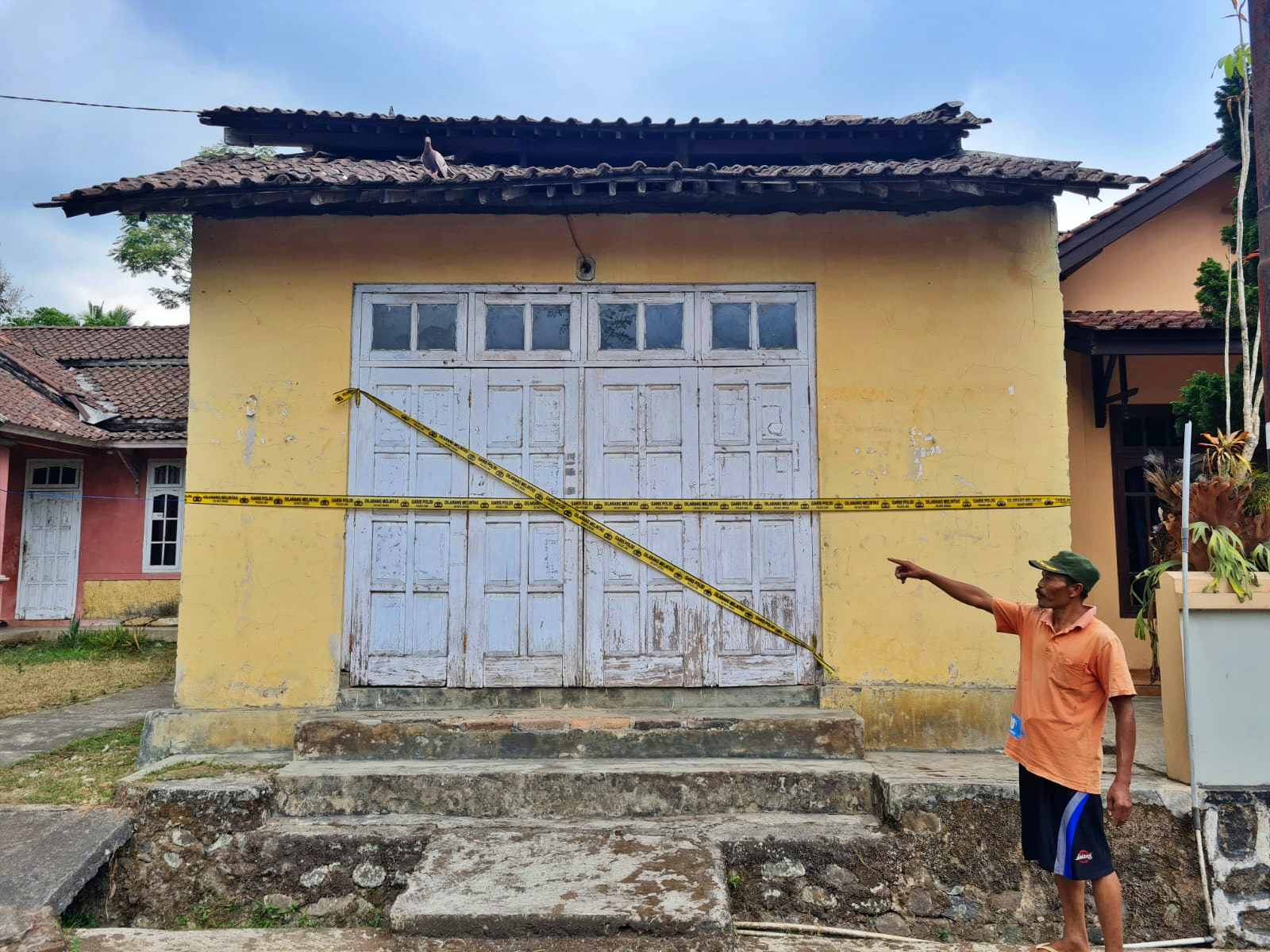 lokasi 2 pelaku ditangkap di daerah Kaliangkrik Magelang karena kasus narkoba modus keripik pisang