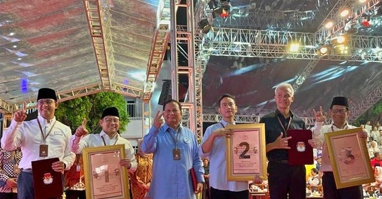 no urut pasangan capres dan cawapres di Pemilu 2024