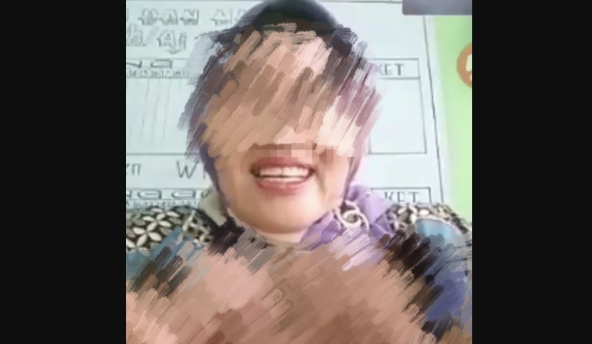 tangkapan layar video Video Syur Oknum Kepala Sekolah