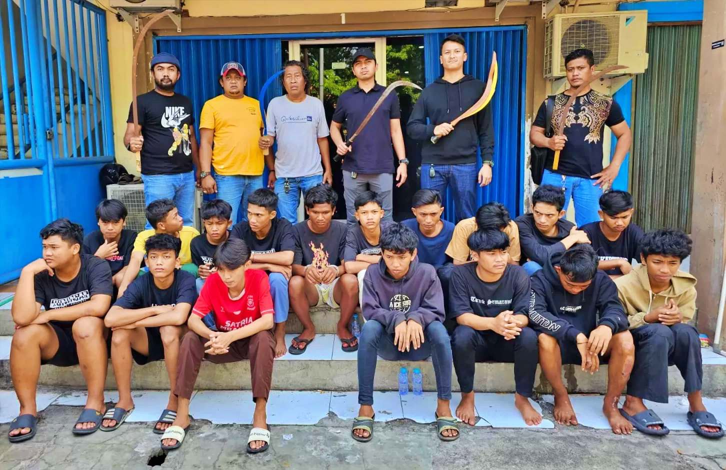 17 orang remaja tanggung diamankan anggota Resmob Satreskrim Polrestabes Semarang