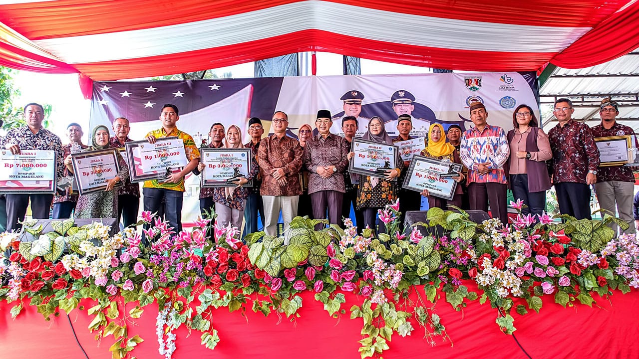 Pelaksana Pemberdayaan Masyarakat Terbaik Dapat Hadiah Apresiasi dari Pemkot Magelang