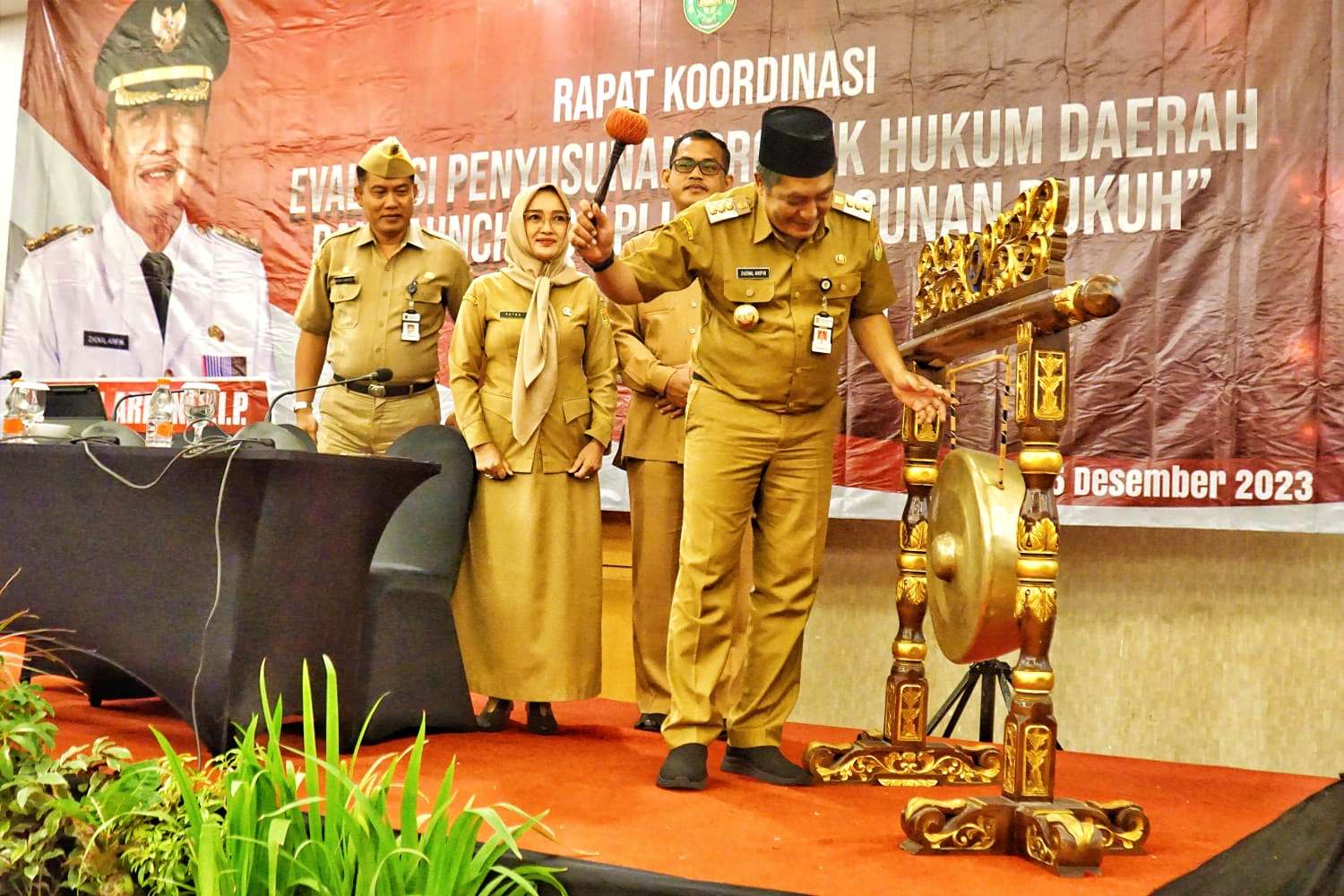 Bupati Magelang Melaunching Aplikasi Si Sunan Dukuh Percepat Penyusunan Produk Hukum Daerah