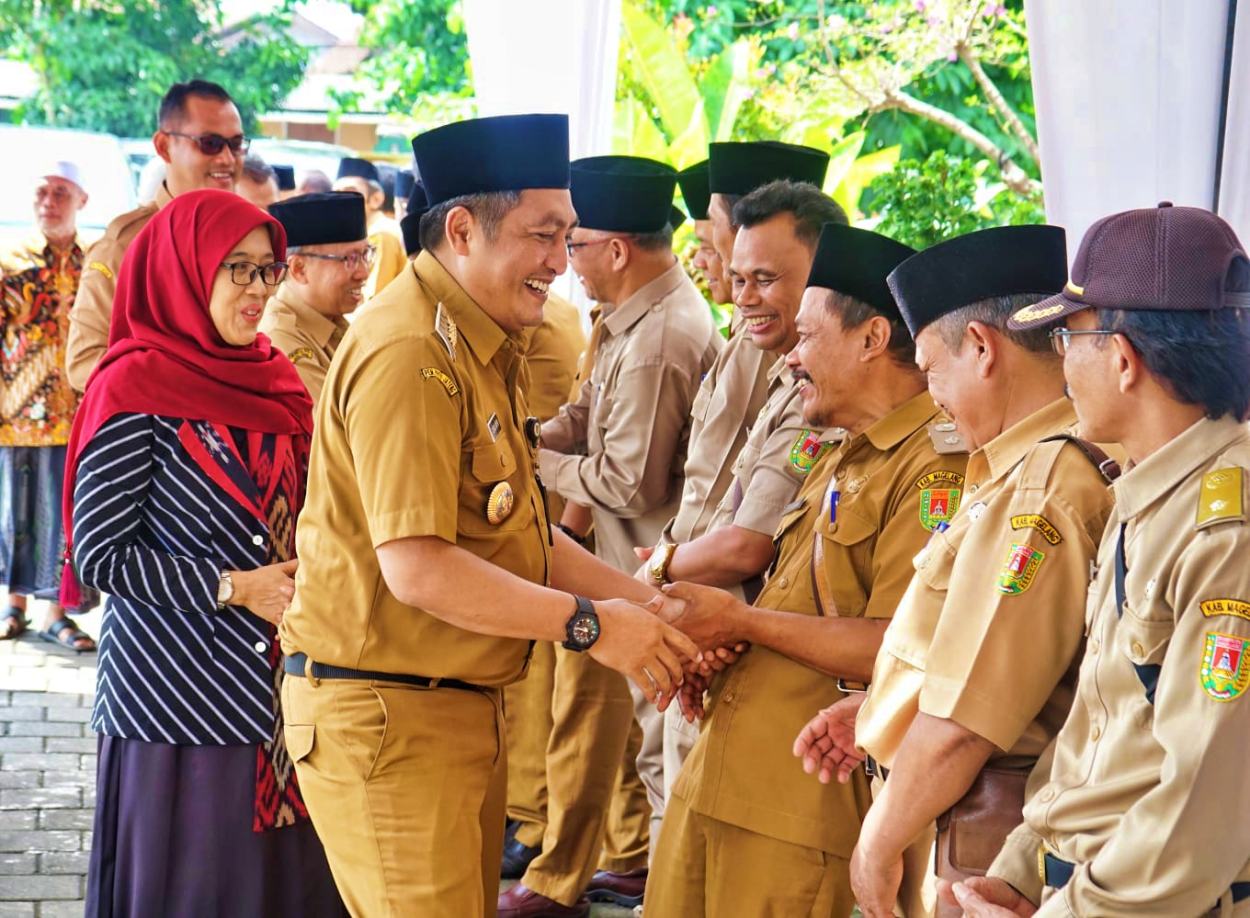 Bupati Magelang Pamitan saat hadiri Rapat Koordinasi Sinergitas Kewilayahan di Kecamatan Secang dan Grabag