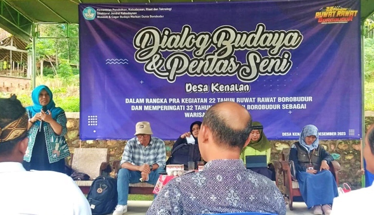 Dialog Budaya Warga Kenalan Memanen Air Hujan Diantara Candi Borobudur