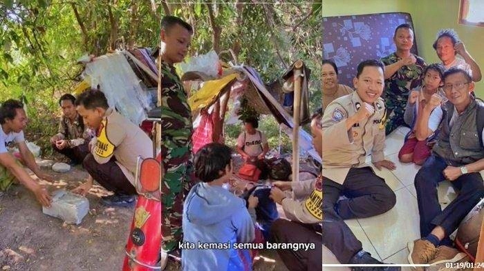 Ditinggalkan istri usai pisah, Seorang Pria dan anak ini tidur di gubuk