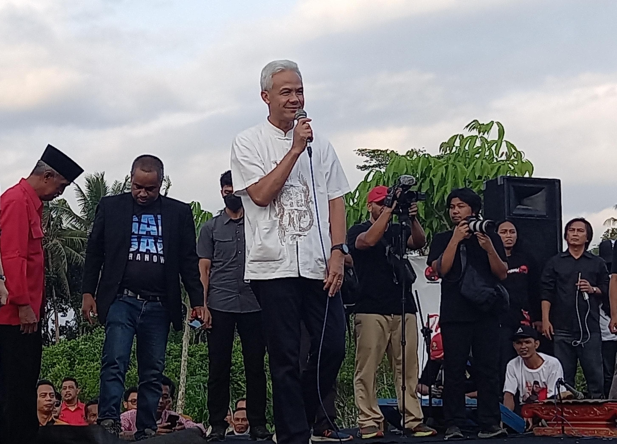 Ganjar Pranowo Ajak Pendukung Jaga Suara di Jawa Tengah