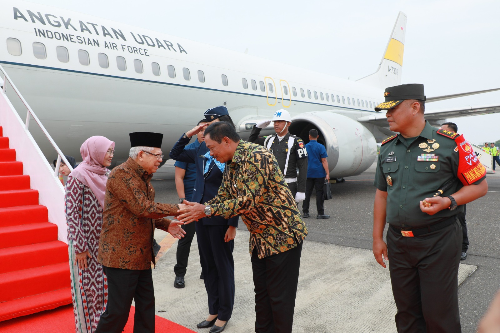 Kunker di Semarang, Pj Gubernur Jateng Dampingi Wapres Ma’ruf Amin