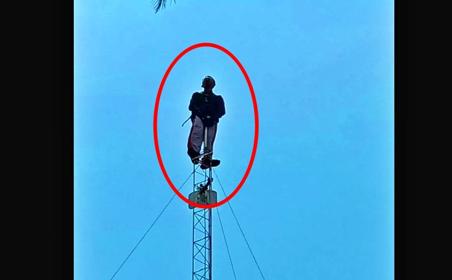 Pelajar di Sleman diduga hendak bunuh diri dari atas tower