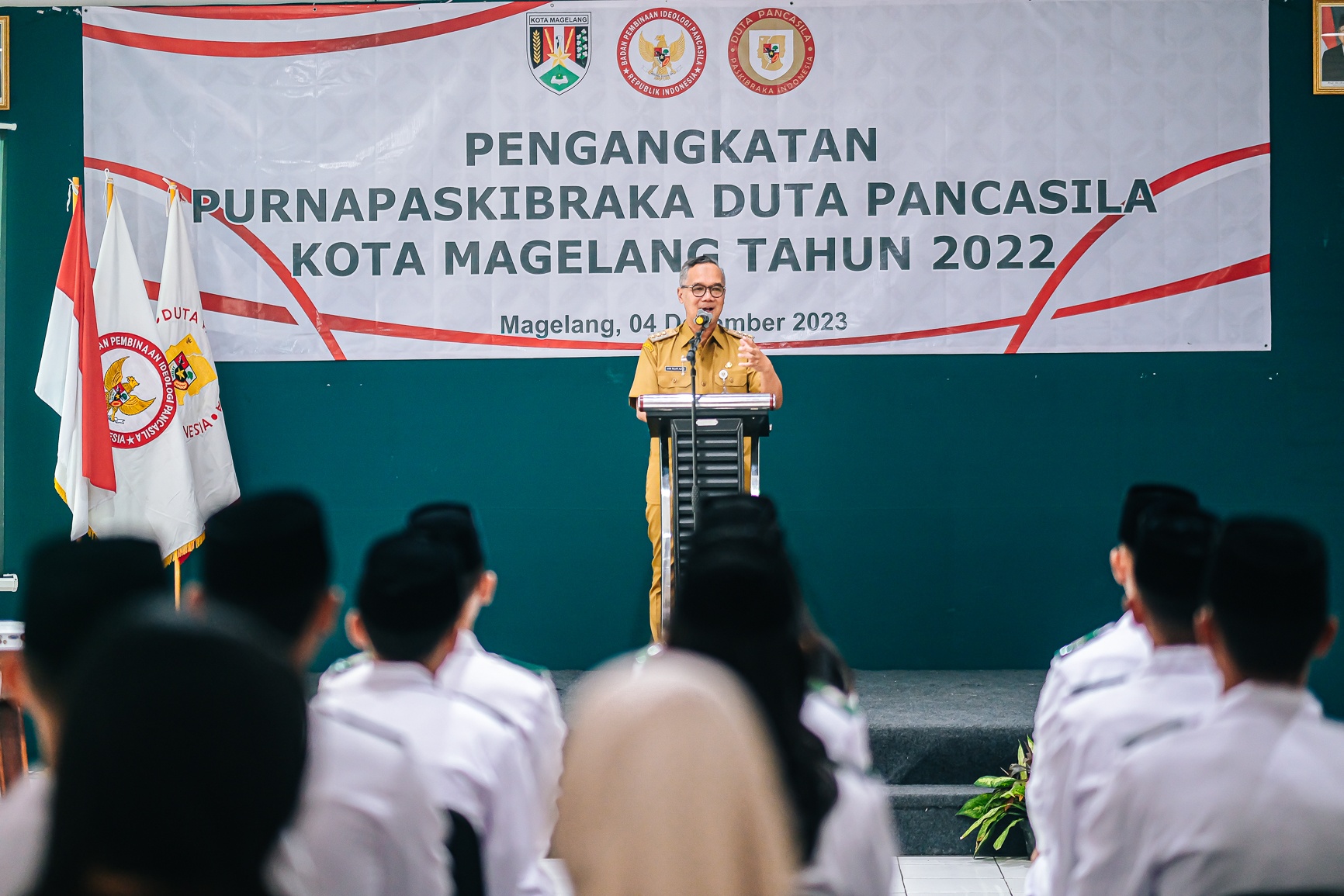 Wali Kota Magelang Beri Motivasi Purnapaskibraka Tahun 2022
