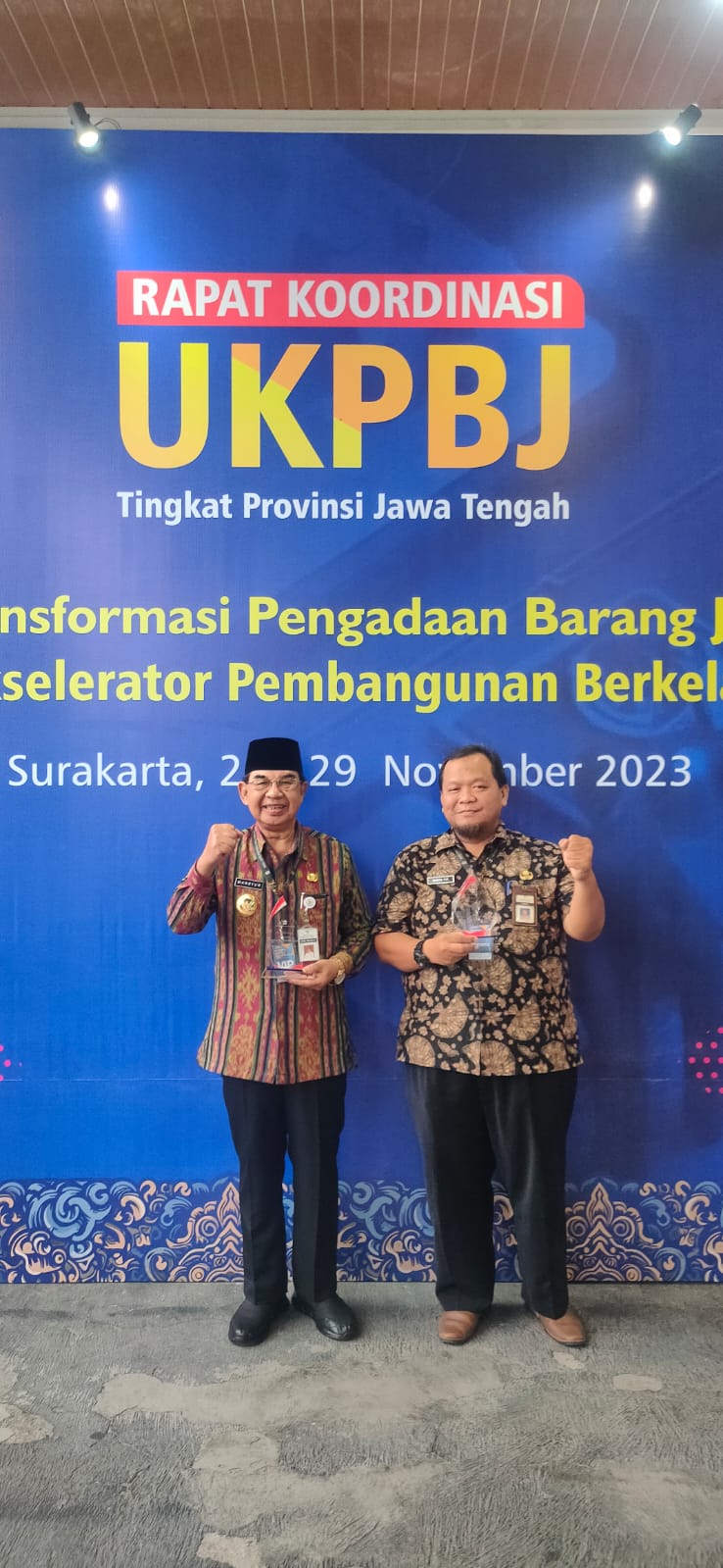 Kota Magelang Raih Dua Penghargaan dari LKPP Tingkat Jateng