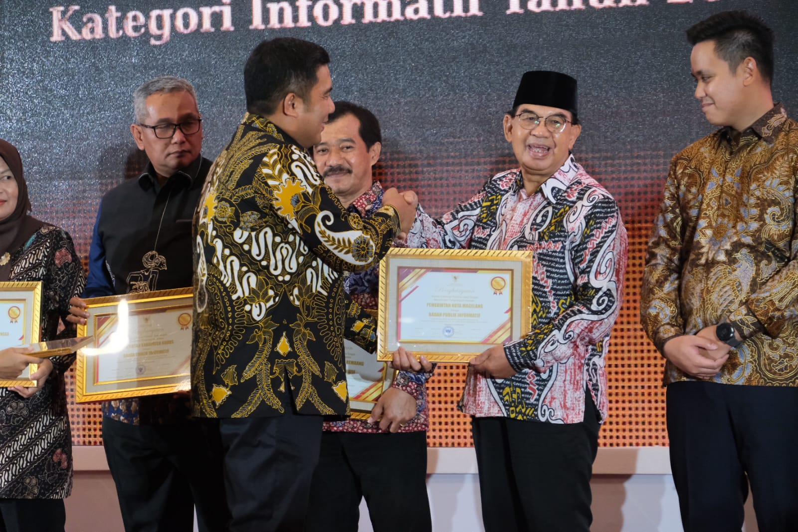 Kota Magelang Dinobatkan Sebagai Kota Informatif Pada Anugerah KIP Jateng 2023
