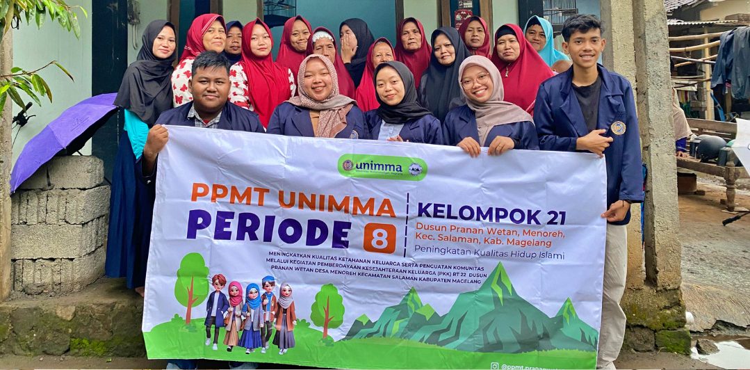 Mahasiswa UNIMMA saat lakukan PPMT di Desa Menoreh