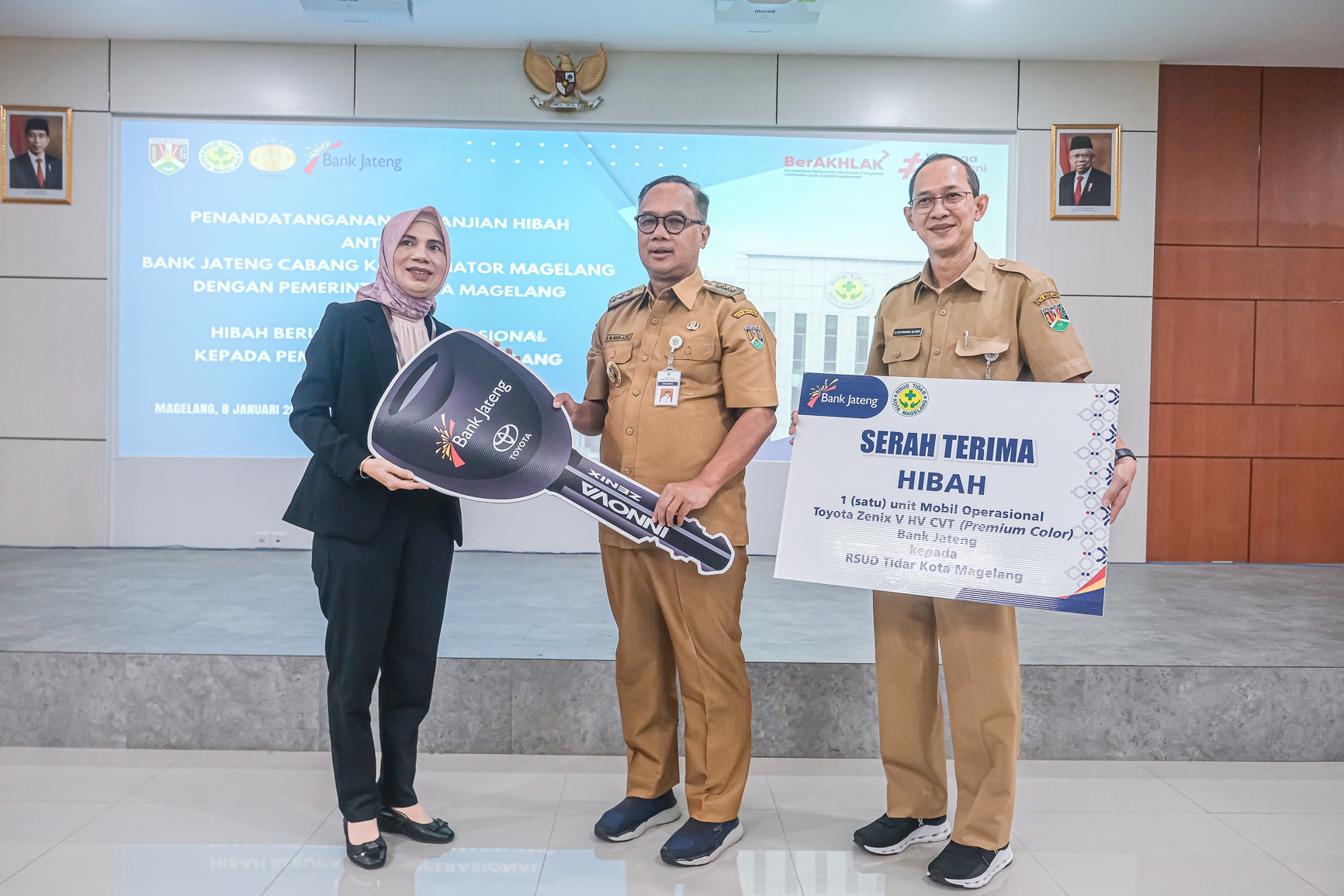 RSUD Tidar Kota Magelang Dapat Hibah Mobil Operasional dari Bank Jateng