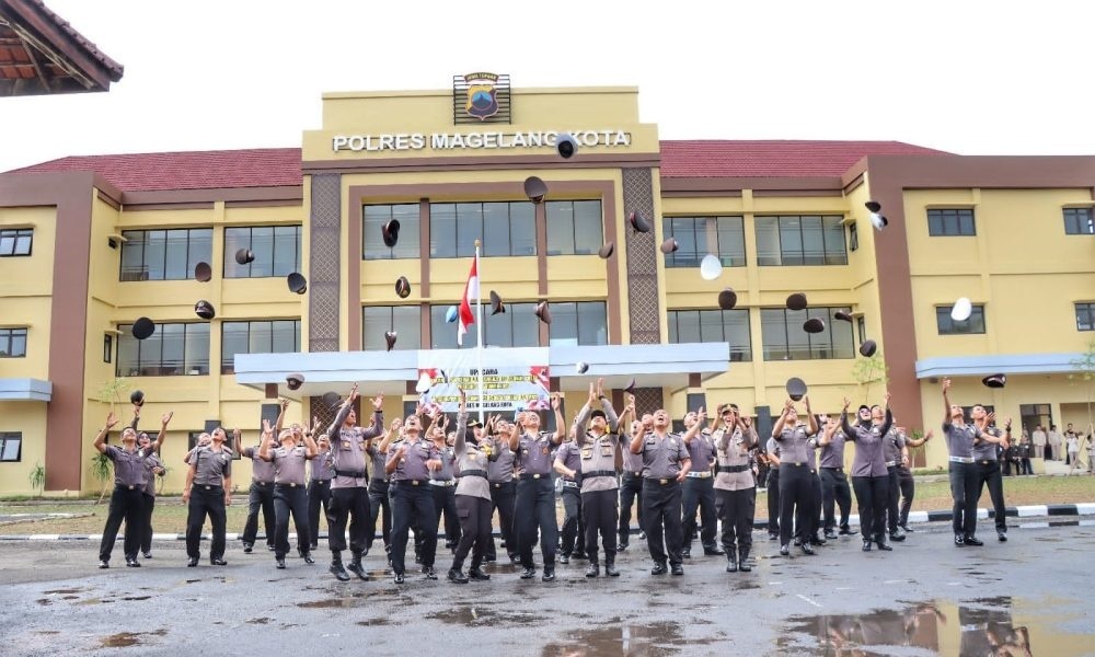 Sebanyak 38 Personel Polres Magelang Kota Naik Pangkat