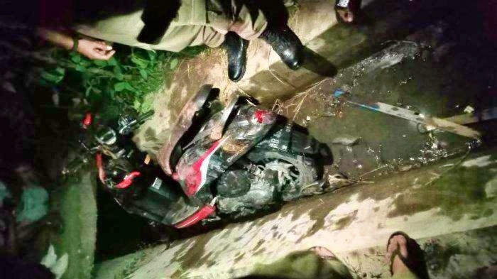 Dikejar Warga, Dua Orang Terduga Klitih Lari Tinggalkan Motor di Selokan Daerah Bantul