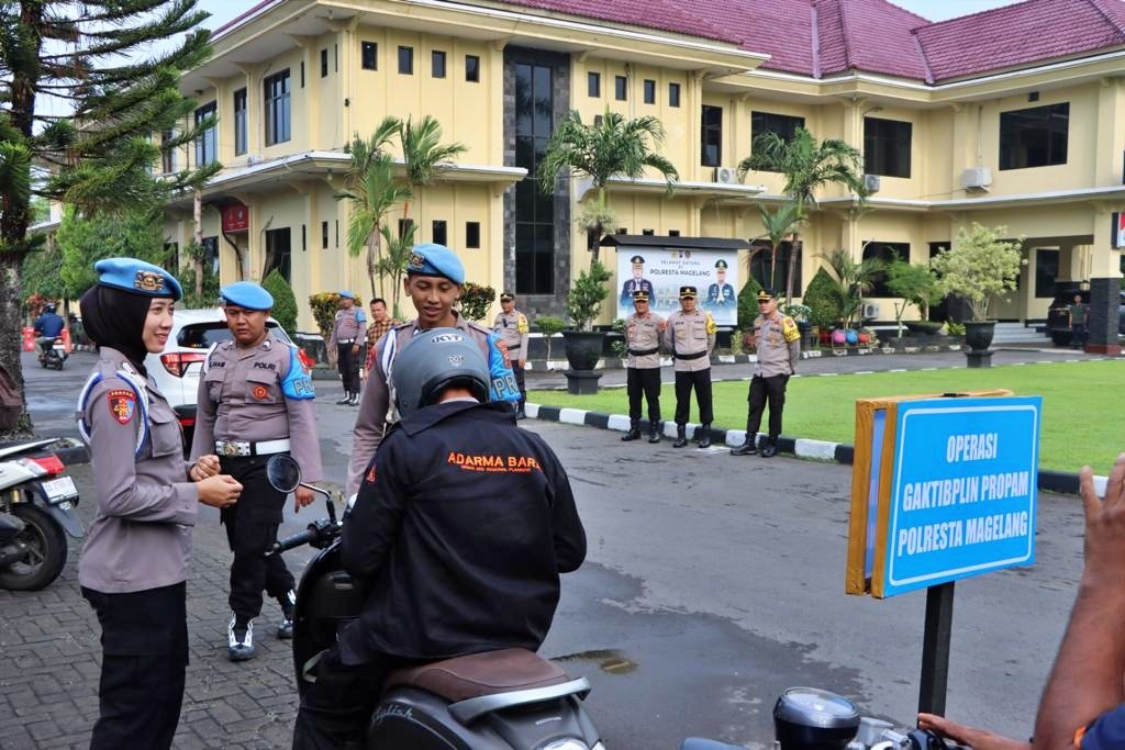 Sie Propam Polresta Magelang gelar operasi